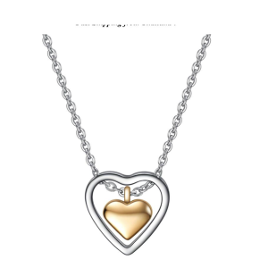 Two tone Double-Heart